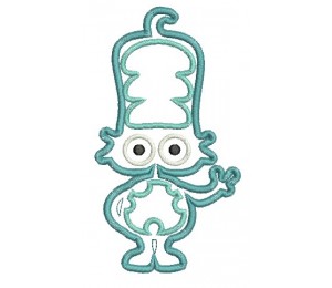 Stickdatei - Alien Mann Appli